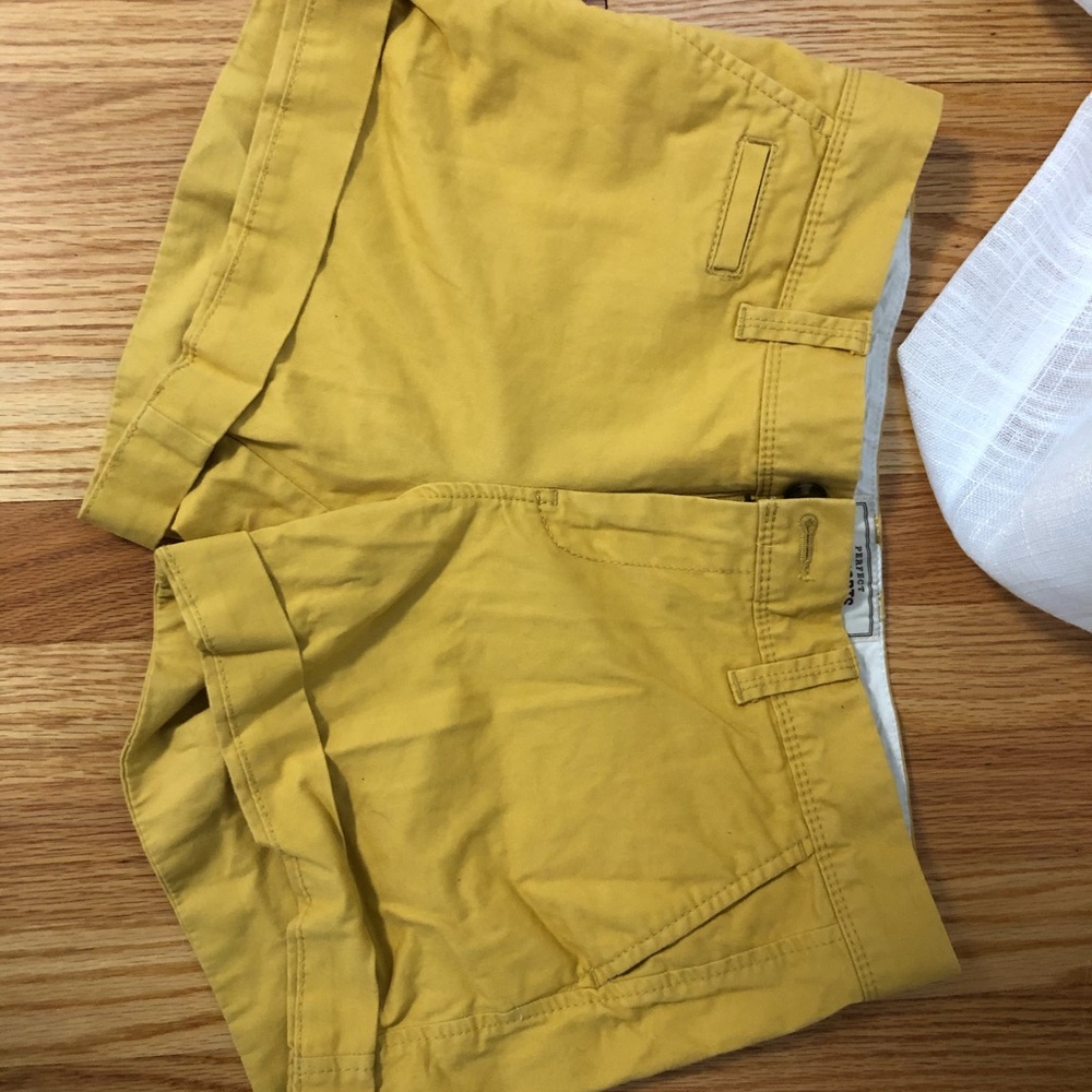 Old Navy yellow shorts